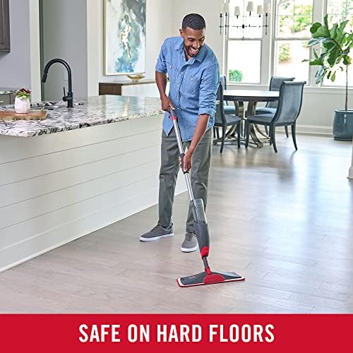 Rubbermaid Reveal Spray Microfiber Floor Cleaning Kit for Laminate & Hardwood Floors, Spray Mop with Reusable Washable Pads, Commercial - Image 12