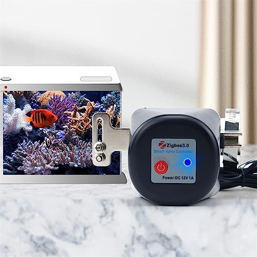 WIFI Smart Wireless Control Gas Water Valve Home Automation Controller Work with (Size : White ZigBee, Color : US Plug) - Image 2