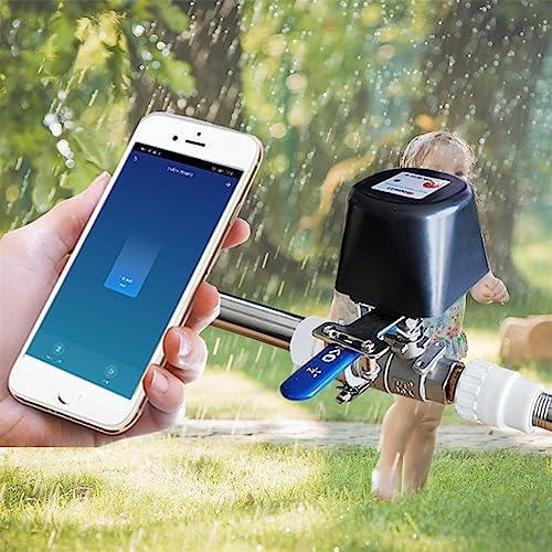 WIFI Smart Wireless Control Gas Water Valve Home Automation Controller Work with (Size : White ZigBee, Color : US Plug) - Image 4