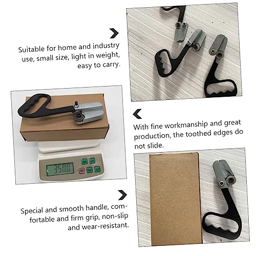 Yardwe 1pc Sheet Slicer Metal Cutters PVC Cutters Multitools Multi Tool PVC Plate Cutter Household Tools Hard Materials Cutter Metal Cutting Tool High Speed Steel Work Flat Black Sheet - Image 6