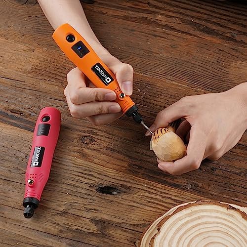 HARDELL Cordless Rotary Tool 3.7V, 3-Speed Mini Rotary Tool with 42 Rotary Tool Accessories, Rechargeable Power Rotary Tool Kit for Sanding, Drilling, Polishing, Engraving, Cleaning, DIY Crafts - Image 7