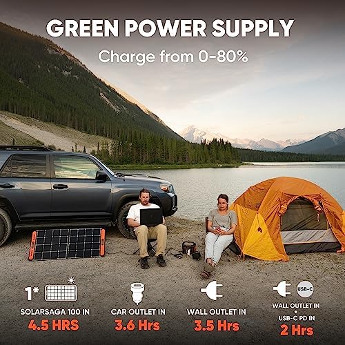 Jackery Portable Power Station Explorer 300, 293Wh Backup Lithium Battery, 110V/300W Pure Sine Wave AC Outlet, Solar Generator (Solar Panel Not Included) for Outdoors Camping Travel Hunting Blackout - Image 2