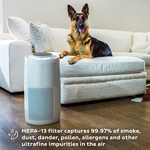 Instant HEPA Quiet Air Purifier, From the Makers of Instant Pot with Plasma Ion Technology for Rooms up to 1,940ft2, removes 99% of Dust, Smoke, Odors, Pollen & Pet Hair, for Bedrooms, Offices, Pearl - Image 5