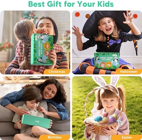 Bath Bombs for Kids with Surprise Inside, 12 Pack Kids Bath Bombs with Jungle Animal Toys for Boys Girls, Safe Handmade Fizzy Balls Dino Egg Bubble Bath Bomb Gift Set for Kids Christmas Easter - Image 6