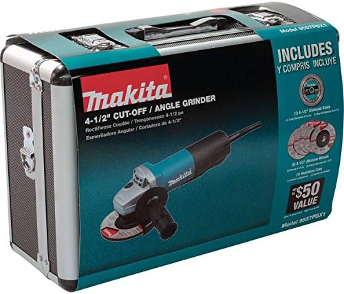 Makita 9557PBX1 4-1/2" Paddle Switch Cut-Off/Angle Grinder - Image 7