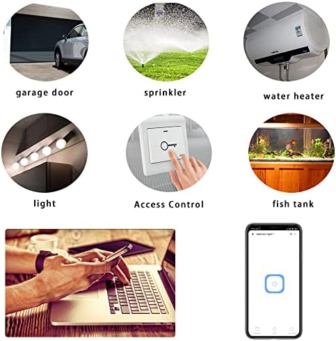 Ewelink Wifi Relay Module USB DC 5v 1 Channel Inching Self-Lock Dry Contact Remote Switch Home Automation Modules for Access Control,Computer Power On,Garage Door,Compatible with Alexa Google Home - Image 6