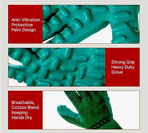 Vibration-absorbing Working Glove, Anti-impact, Non-Slip, For Handheld Vibrating Tools, Power Drill - Image 4
