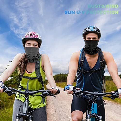 6 Pack Neck Gaiter Balaclava Bandana Gator Face Mask Scart Cover Breathable Sun Protection Headwear for Men Women - Image 3