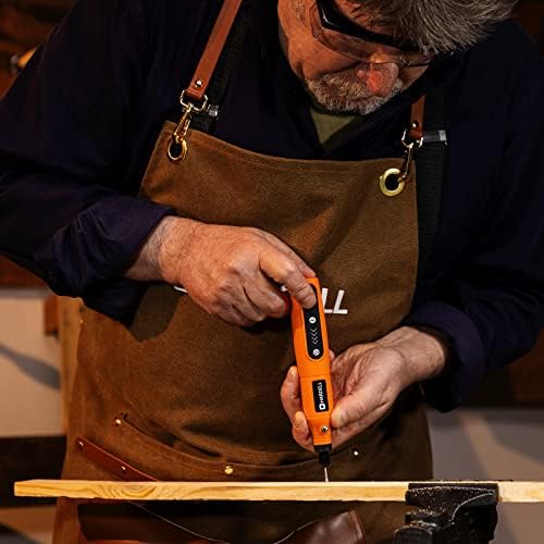 HARDELL Mini Cordless Rotary Tool, 5-Speed and USB Charging Rotary Tool Kit with 61 Accessories, Multi-Purpose 3.7V Power Rotary Tool for Sanding, Polishing, Drilling, Etching, Engraving, DIY Crafts - Image 7