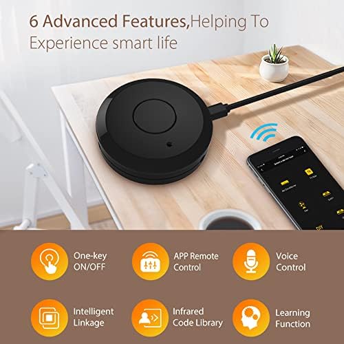 mewmewcat WiFi Smart IR Remote Control Universal Smart Home Controller with Smart Life APP Replacement for Alexa Assistant Air Conditioner TV DVD Fan - Image 5