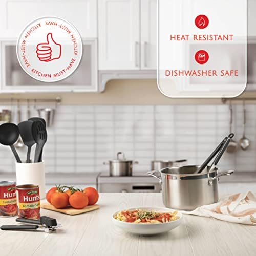 Kitchen Utensils Set Cooking Utensil Sets Kitchen Gadgets, Pots and Pans set Nonstick and Heat Resistant, 24 Pcs Nylon and Stainless Steel, Spatula Set, Kitchen, Home, House, Essentials & Accessories - Image 4