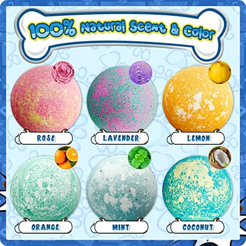 Bath Bombs for Kids with Surprise Inside: Supbec XXL Organic Bath Bombs Gift Set Rich in Natural Essential Oils, Paw Dog Bath Bombs for Dry Skin Moisturize, Gifts for Kids Boys Girls (6 Pcs, 5 OZ) - Image 3