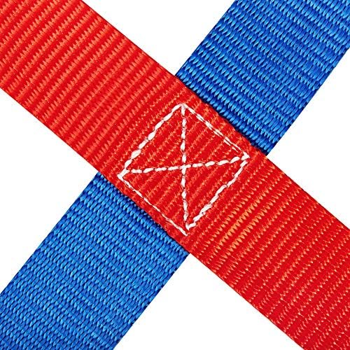 MONT PLEASANT Climbing Cargo Net for Kids Ninja Net Climbing Swingset Polyester Rope Ladder for Jungle Gyms Playground Ribbon Net Obstacle Course Training Climbing Net for Outdoor Treehouse - Image 5