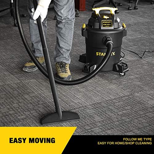 Stanley - SL18116P Wet/Dry Vacuum, 6 Gallon, 4 Horsepower Black - Image 6