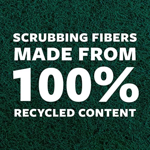 Scotch-Brite Heavy Duty Scrub Sponges, Sponges for Cleaning Kitchen and Household, Heavy Duty Sponges Safe for Non-Coated Cookware, 9 Scrubbing Sponges - Image 11