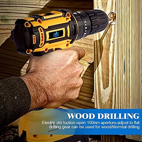 Portable Screwdriver 20V Electric Screwdriver Cordless Electric Drill, Impact Drill 3 in 1 Household Brushless Motor Power Tools Handy Repair Tool Lithium Battery Electric Wrench Impact Drill - Image 6