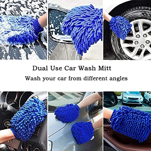 High Pressure Power Washer Wand, Extendable Hydro Jet Water Hose Nozzle Watering Sprayer, Garden Watering Wand for Patio Car Pet Window Gutter Cleaning Tool (Blue) - Image 4