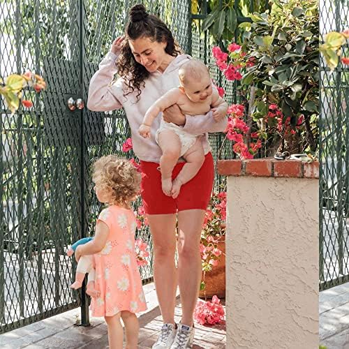 GROTEEN Biker Shorts for Women with Pockets - 8'' High Waisted Tummy Control Yoga Workout Running Spandex Gym Shorts - Image 3