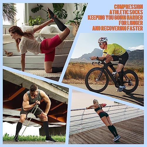 Copper Compression Socks for Women & Men Open Toe 20-30mmHg is Best Support for Circulation Recovery and All Day Wear - Image 6