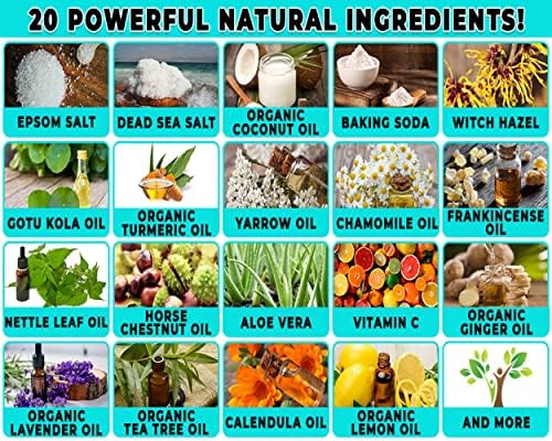 Sitz Bath Mix for Hemorrhoids Soothing Soak Basin, 20 Potent Ingredients in 1 Concentrated Pouch. Not Just Salt- It's Potent Wellness to Make 15 Toilet Seat Basin Sit Soaks. - Image 3