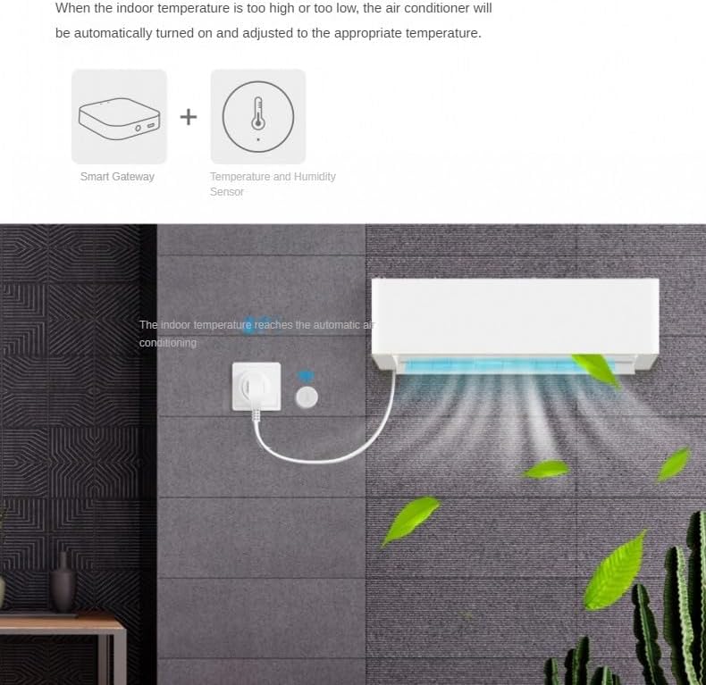 Tuya Zigbee Hub Gateway, intelligent home bridging wireless remote control, compatible with Alexa/Google Assistant. Suitable for all Tuya Zigbee intelligent products (2.4G WiFi), smart life app, white - Image 8