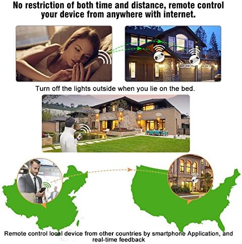 Yasorn WiFi Smart Switch eMylo Wireless Relay Light Switch Tuya Remote Control Module 2.4Ghz WiFi Home Automation Timer Switch Compatible with Alexa Echo Google Home iPhone Android App 4 Pack - Image 5