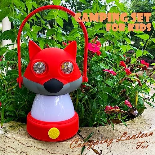 Outdoor Equipment LED Camping Lantern & Headlamp Set for Kids, FANT.LUX Battery Powered Night Light for Emergency, Hurricane, Lightweight Tent Lamp - Image 7
