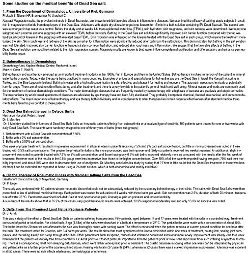 Dead Sea Mineral Bath Salt 5 Lb. Fragrance Free, 100% pure, Magnesium, Sulfur, Minerals. All Skin Types, Problem Skin. Acne Treatment, Eczema, Psoriasis, Therapeutic. - Image 6