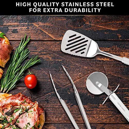 Home Hero Kitchen Utensils Set - Stainless Steel Cooking Utensils Set with Spatula - Kitchen Gadgets & Kitchen Tool Gift 54-pcs Set - Image 6