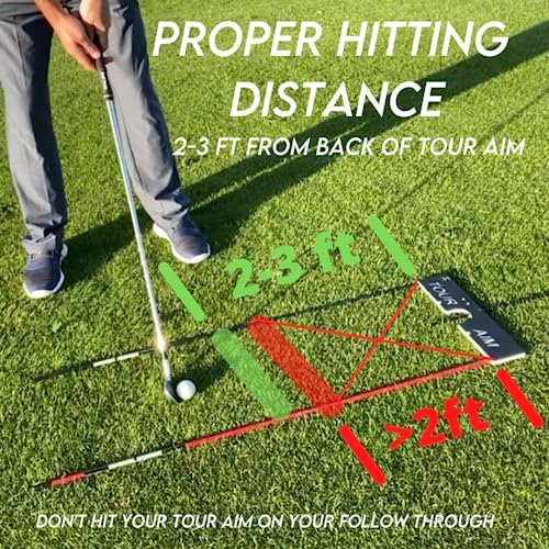 Tour Aim 2.0 Golf Training Aid W/ 3 Alignment Sticks & 5 Swing Plane Features | Improves Aim and Alignment. 5 Different Swing Plane Angles. Portable Indoor/Outdoor Training aid | Light Weight (10 oz) - Image 6