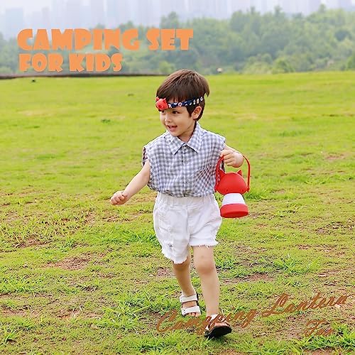 Outdoor Equipment LED Camping Lantern & Headlamp Set for Kids, FANT.LUX Battery Powered Night Light for Emergency, Hurricane, Lightweight Tent Lamp - Image 3