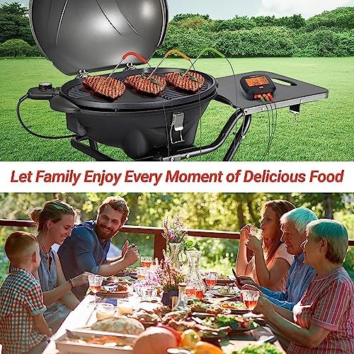 Inkbird WiFi Grill Thermometer IBBQ-4T, Wireless WiFi Meat Thermometer for Smoker, Oven, Rotisserie, Kitchen| 4 Probes with APP Calibration| Timer Alarm Mobile Notification| Digital BBQ Thermometer - Image 7