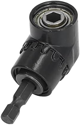 90 Degree Drill Adapter, Right Angle Drill, Multifunction Right Angle Driver Angle Extension Power Screwdriver Drill with 1/4in Hex Shank Accessory for Household Workplace Industry - Image 6