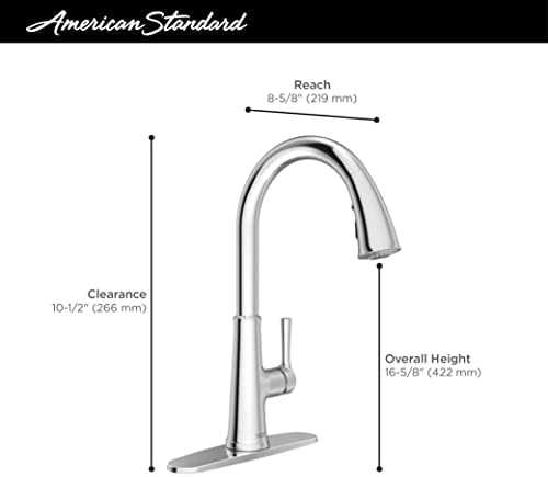 American Standard 9319310.002 Renate Pull-Down Kitchen Faucet with sprayer Chrome - Image 5