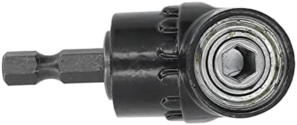 90 Degree Drill Adapter, Right Angle Drill, Multifunction Right Angle Driver Angle Extension Power Screwdriver Drill with 1/4in Hex Shank Accessory for Household Workplace Industry - Image 8