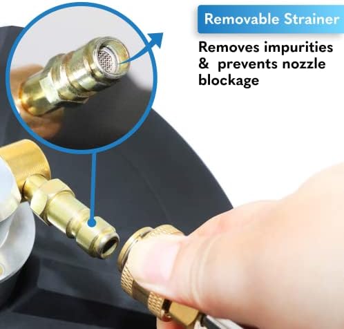 EDOU Direct Pressure Washer Surface Cleaner 15" | Composite, Heavy Duty Electric Power Washer | 4,000 PSI Max Working Pressure Machine | Includes: 2 Pressure Washer Extension Wand Attachments - Image 4