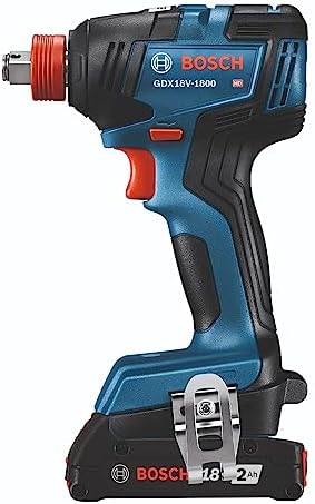 BOSCH GXL18V-240B22 18V 2-Tool Combo Kit with 1/2 In. Hammer Drill/Driver, Two-In-One 1/4 In. and 1/2 In. Bit/Socket Impact Driver/Wrench and (2) 2 Ah Standard Power Batteries - Image 5
