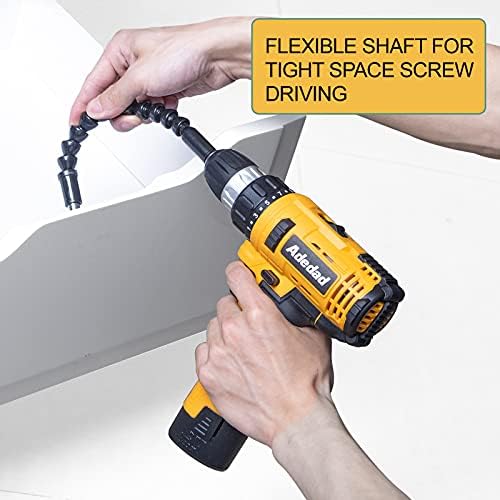 Adedad 12V Cordless Drill Set Electric Power Drill with 2 Batteries and Charger, 3/8 Inch Keyless Chuck, 300 In-lbs Torque, 21+1 Position, 2 Variable Speed, LED Light and 43pcs Accessories - Image 6