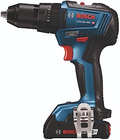 BOSCH GXL18V-240B22 18V 2-Tool Combo Kit with 1/2 In. Hammer Drill/Driver, Two-In-One 1/4 In. and 1/2 In. Bit/Socket Impact Driver/Wrench and (2) 2 Ah Standard Power Batteries - Image 4