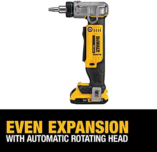 DEWALT 20V MAX* PEX Expander Tool Kit, 1-Inch (DCE400D2) - Image 4
