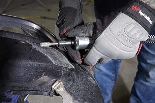 Ingersoll Rand 307B 1/4” Air Die Grinder, Straight, 28,000 RPM, 0.25 HP, Ball Bearing Construction, Safety Lock, Aluminum Housing, Lightweight Power Tool , Grey - Image 7