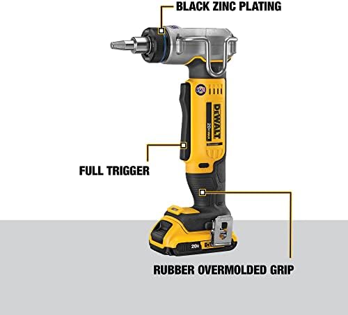 DEWALT 20V MAX* PEX Expander Tool Kit, 1-Inch (DCE400D2) - Image 3