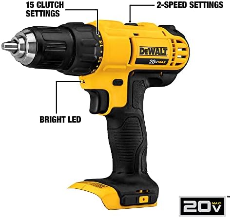 DEWALT 20V MAX Power Tool Combo Kit, 4-Tool Cordless Power Tool Set with Battery and Charger (DCK445D1M1) - Image 2