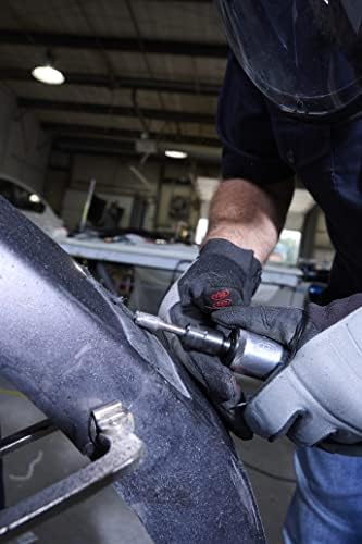 Ingersoll Rand 307B 1/4” Air Die Grinder, Straight, 28,000 RPM, 0.25 HP, Ball Bearing Construction, Safety Lock, Aluminum Housing, Lightweight Power Tool , Grey - Image 4