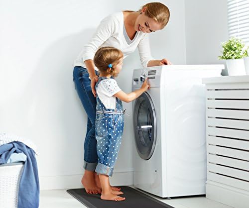 ComfiLife Anti Fatigue Floor Mat – 3/4 Inch Thick Perfect Kitchen Mat, Standing Desk Mat – Comfort at Home, Office, Garage – Durable – Stain Resistant – Non-Slip Bottom (20" x 32", Black) - Image 8