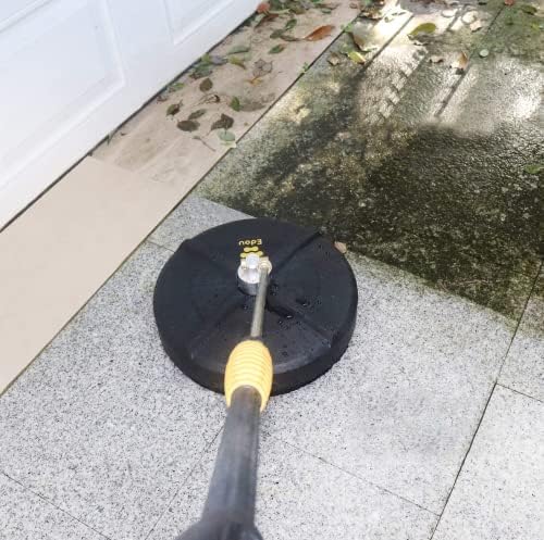 EDOU Direct Pressure Washer Surface Cleaner 15" | Composite, Heavy Duty Electric Power Washer | 4,000 PSI Max Working Pressure Machine | Includes: 2 Pressure Washer Extension Wand Attachments - Image 7