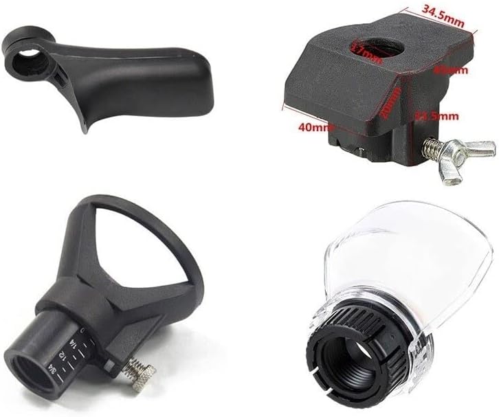 4PCS Mini Electric Drill Engraver Grinder Rotary Power Tool, Sanding Polishing Guide Attachment Rotary Tool Accessories for DIY