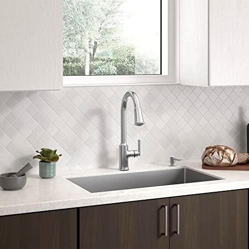American Standard 7421300.075 Raviv Pull-Down Kitchen Faucet with Sprayer and Soap Dispenser Stainless Steel - Image 6