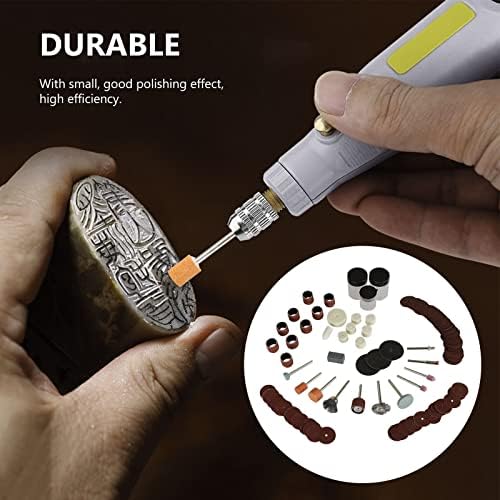 4PCS Mini Electric Drill Engraver Grinder Rotary Power Tool, Sanding Polishing Guide Attachment Rotary Tool Accessories for DIY - Image 5