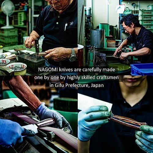 [NAGOMI] 8 inch Chef Knife | 440A Molybdenum Steel Ultra Sharp Professional Japanese Kitchen Cooking Knife with Ergonomic Handle for Thick Meat and Fish | Stylish Gift Box - Image 9
